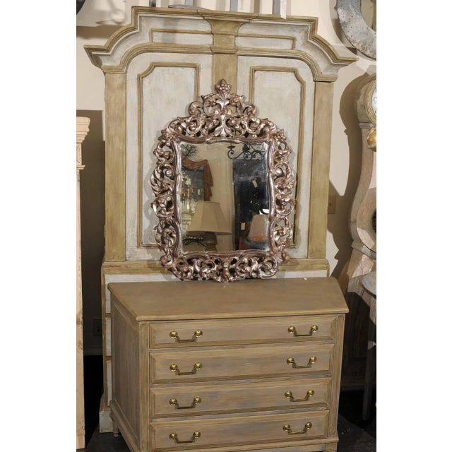 Early 20th Century Ornately Carved Italian Mirror For Sale - Image 9 of 10