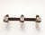 Art Deco Tiffany-Style Trio Ceiling Light, 1980s For Sale - Image 6 of 11
