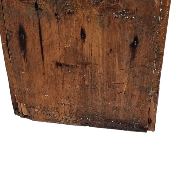 18th Century American Primitive Pine Cupboard With Original Surface For Sale - Image 13 of 17