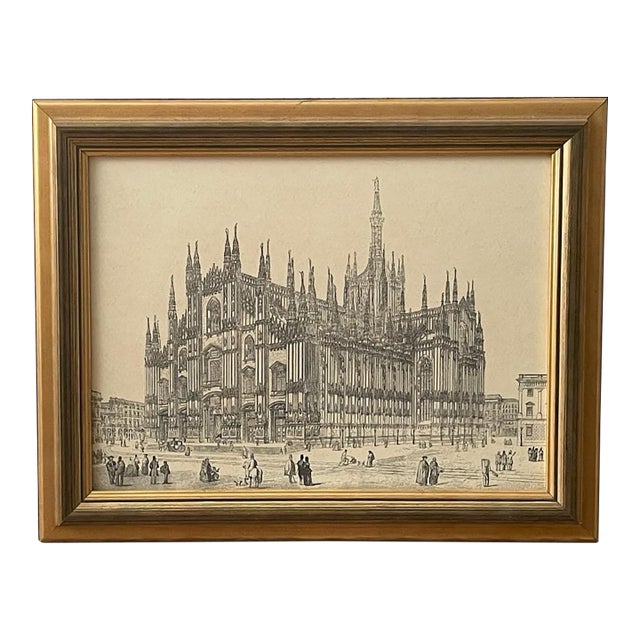 Milan Cathedral (Duomo Di Milano) | Architectural European Print For Sale