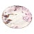 Mid Century Sascha Brastoff Surf Ballet Dinner Plate - Pink & Gold For Sale