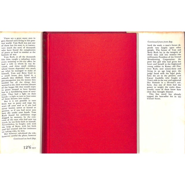 WILSON, Sloan [304] pp. Cassell and Company, Great Britain 1956 8" x 5 3/4" Classic novel with a great cover made into a...