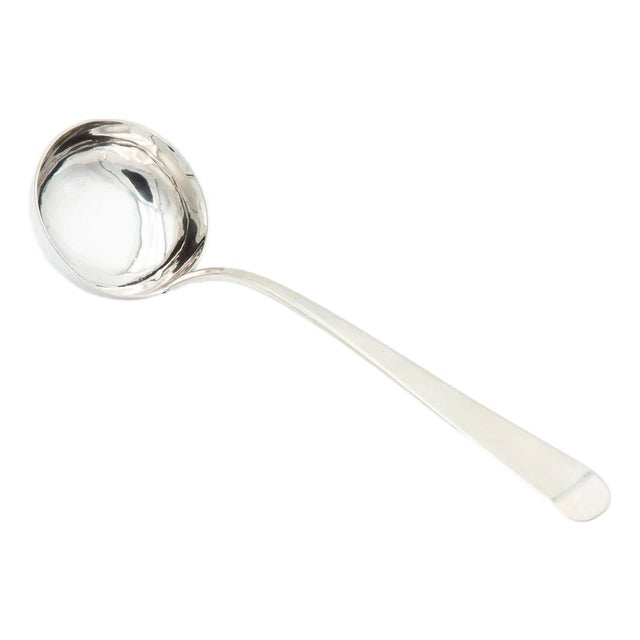 Vintage Silver Soup Ladle For Sale