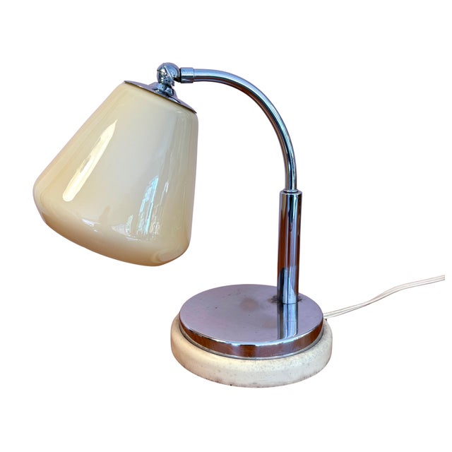 Bauhaus Touch-Sensitive Table Lamp by Marianne Brandt for Ruppel Werke, 1920s, in Good conditions. Designed 1920 to 1949...