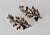 Late 20th Century Hans Kögl Style Gilded Flowers Stems Leaves Wall Mount Candle Holders Sconces - a Pair For Sale - Image 16 of 18