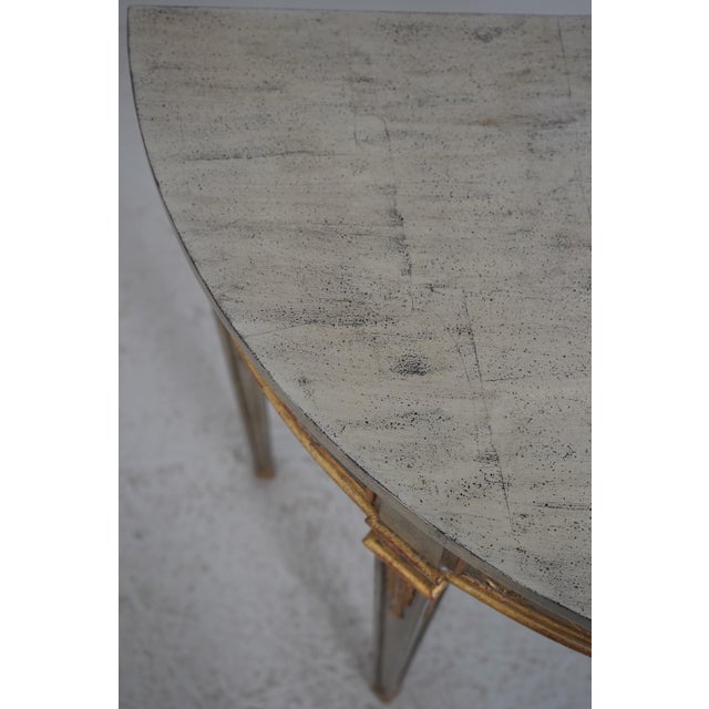 Maitland Smith Italian Neoclassical Console Table For Sale - Image 10 of 14