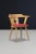 Mid-Century French Bistro Armchair in Beech and Red Upholstery, 1950s For Sale - Image 10 of 11
