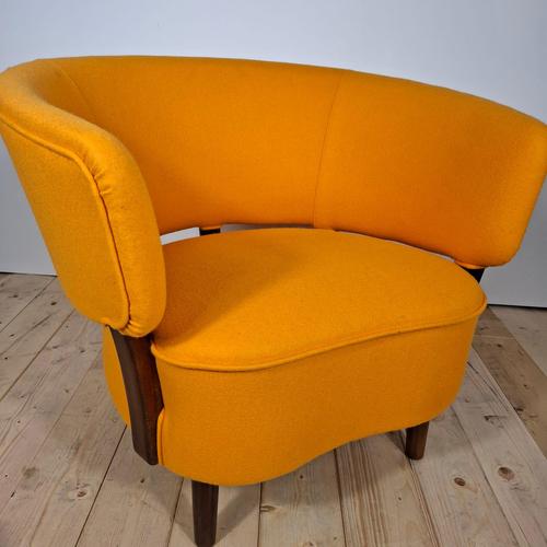 Danish Armchair, 1950s, by Aage Sattrup in Teak - Original Mid-Century Modern For Sale - Image 9 of 9