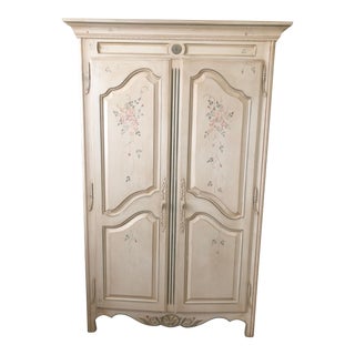French Country Ethan Allen Armoire For Sale