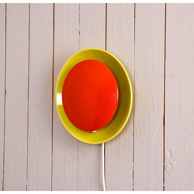 Rörstrand Swedish Porcelain Wall Sconce by Olle Alberius for Rörstrand, 1960s For Sale - Image 4 of 7