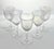 Mid-Century Modern Vintage Mid-Century Modern Lustre Iridescent Rainbow Pearl Optic Wine Glasses - Set of 5 For Sale - Image 3 of 6