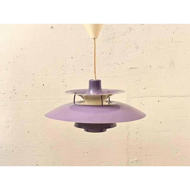 Louis Poulsen PH 5 Pendant Lamp by Poul Henningsen for Louis Poulsen, Denmark, 1970s For Sale - Image 4 of 16