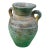 Vintage Handmade Pottery Vase With Sunflower Details For Sale