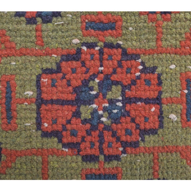 Textile 1980s Vintage Turkish Hand-Knotted Floral Runner For Sale - Image 7 of 8
