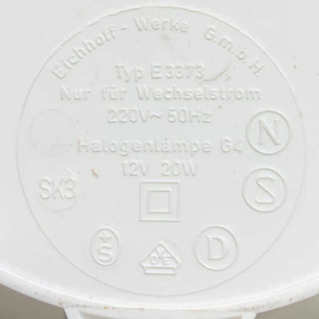 Plastic with Metal Telescopic Table Lamp from Eichhoff-Werke GmbH, 1970s For Sale - Image 10 of 11