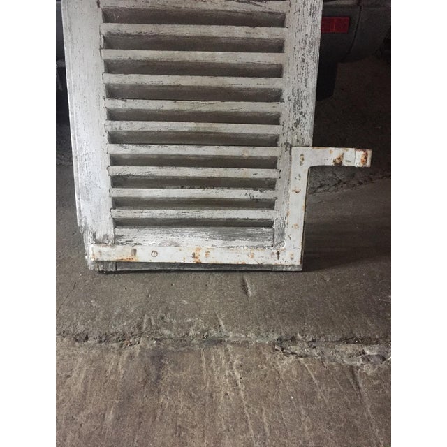 Antique French Shutters - a Pair For Sale - Image 9 of 13
