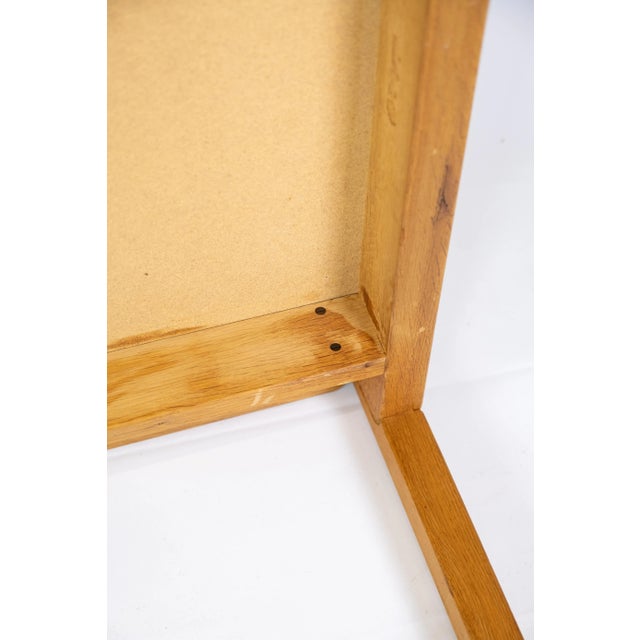 Danish Oak and Cork Dining Table, 1970s For Sale - Image 9 of 10