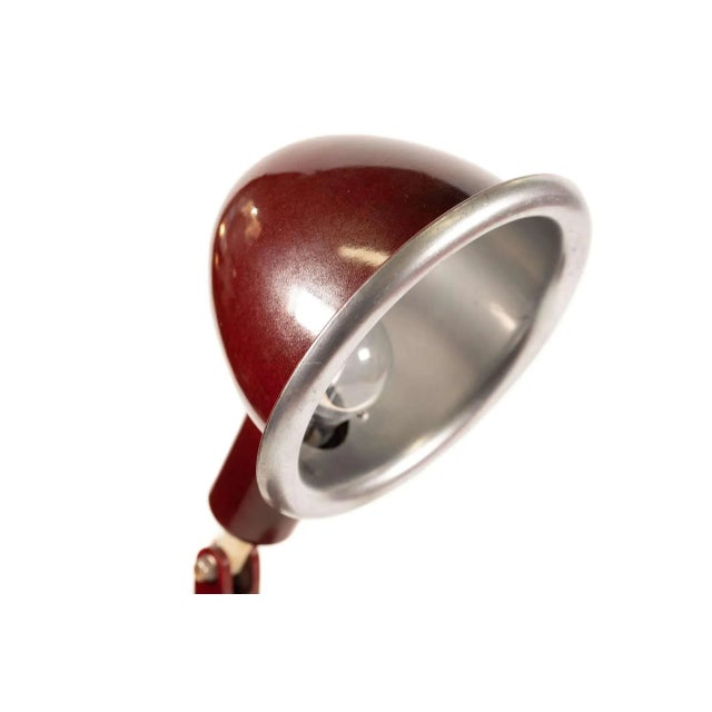 Table Lamp in Red Bachelite, 1960s For Sale - Image 4 of 6