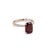 Diamond Tourmaline Rubellite Ring 6.75 18k Gold 4.01 Tcw Women Certified For Sale - Image 10 of 15