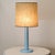 Metal 1980s Mid Century Modern Blue Tubular Table Lamp For Sale - Image 7 of 8