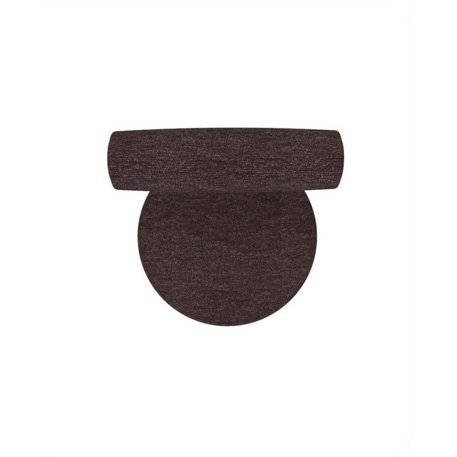 Not Yet Made - Made To Order Collector Modern Moca Bar Stool in Tricot Dark Brown Fabric by Studio Rig For Sale - Image 5 of 6