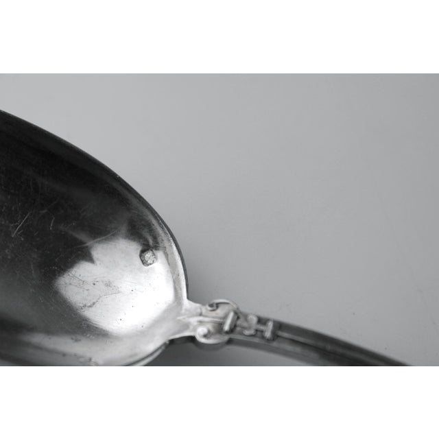 Antique Silver Tea Spoons, 1900s, Set of 12 For Sale - Image 10 of 12