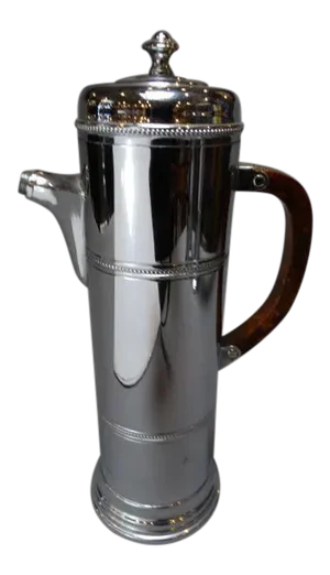 1930s Deco Krome Kraft Farber Bros. Cocktail Shaker