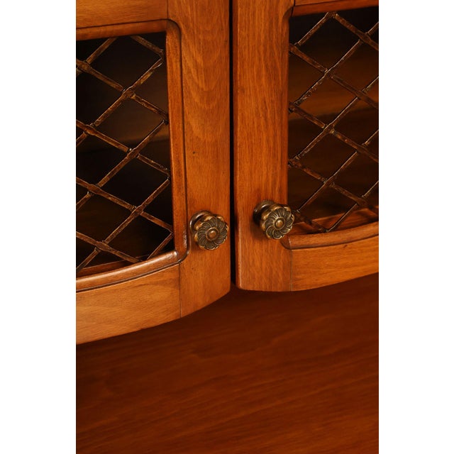 Davis Cabinet Company French Provincial Style Desk With Hutch And Chair For Sale - Image 9 of 18