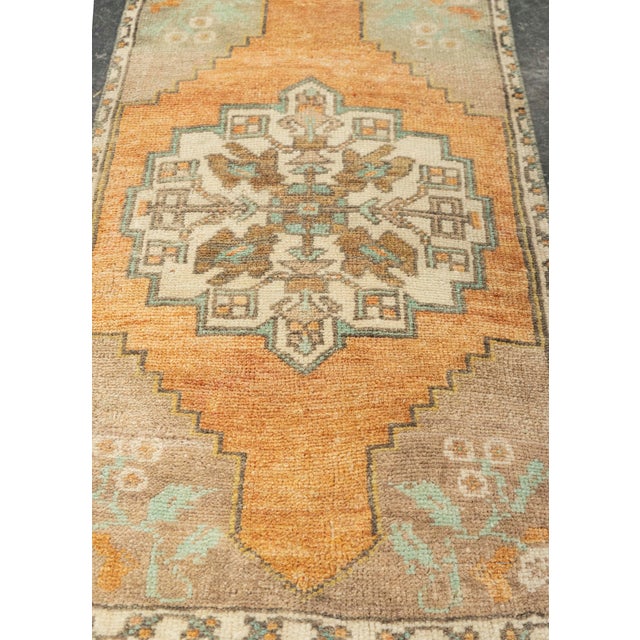 Turkish Mini Rug Oriental Hand Knotted Vintage Rug 1'9" x 3' #21099 Explore a curated collection of hallway runners, wool...