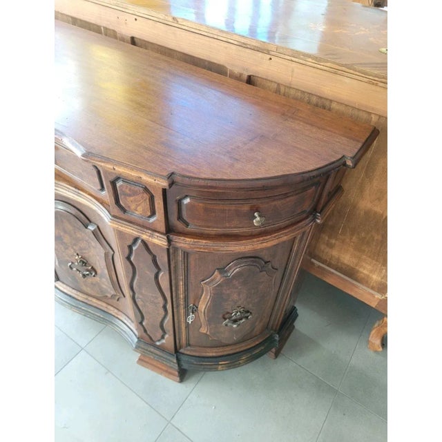 Italian Shaped Sideboard, 1950s For Sale - Image 9 of 13