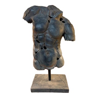 Male Torso Staue - Decorative Object For Sale