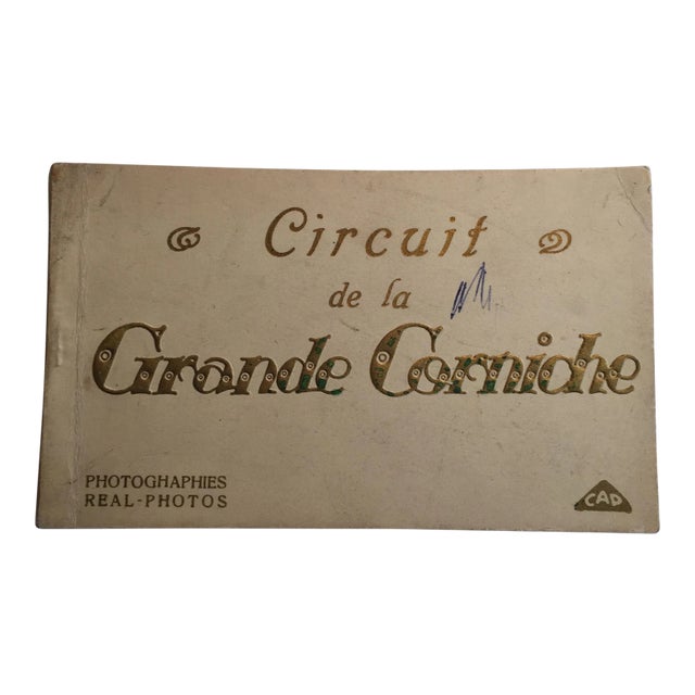 Antique French Postcard Booklet Real Photos For Sale