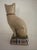 Staffordshire Vintage Staffordshire Style Cat with Red Bow & Wry Smile For Sale - Image 4 of 6