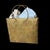 A stylish way to store your reusable shopping bags or other goods. In pristine vintage condition HEIGHT: 16" WIDTH:13"...
