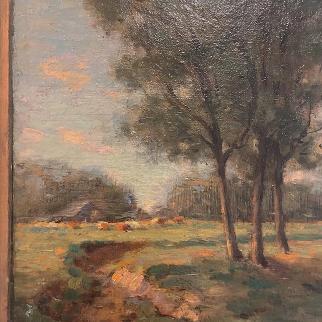 Vintage Landscape Original Oil Signed Summers - Attributed to Ivan Summers (American 1889-1964), Early Work, American...
