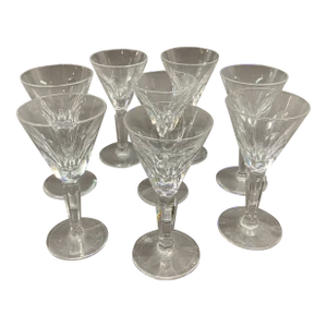 Waterford Irish Crystal Liqueur/Cordial Glasses- Set of 8