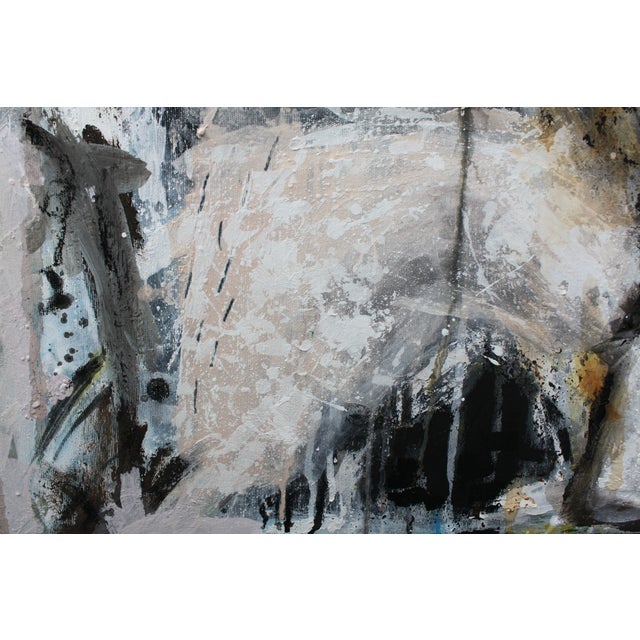 Textile Natalia Vypritskaia, Membrane, 2026, Textured Paste on Canvas For Sale - Image 7 of 9