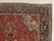 Persian Antique Farahan Sarouk Rug, Handmade Oriental Rug, Rusty Red Navy Blue Very Fine For Sale - Image 3 of 18