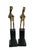 1930’s Set of small but sturdy brass bookends in brass. A unique and beautiful eye catching conversation piece of...