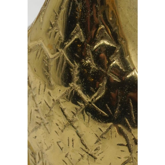 1980s Pair of Virginia Metalcrafters Brass Federal Eagle Bookends For Sale - Image 5 of 10