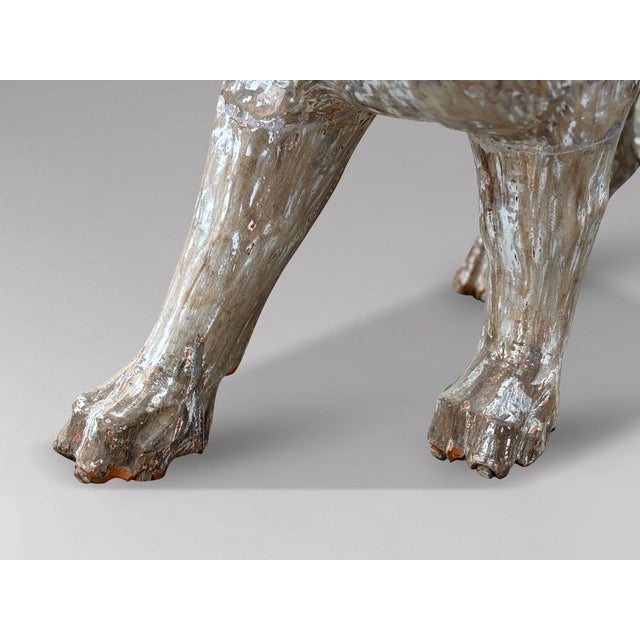 Large Hand Carved Carousel Panther, 1960s, Wood For Sale - Image 9 of 11