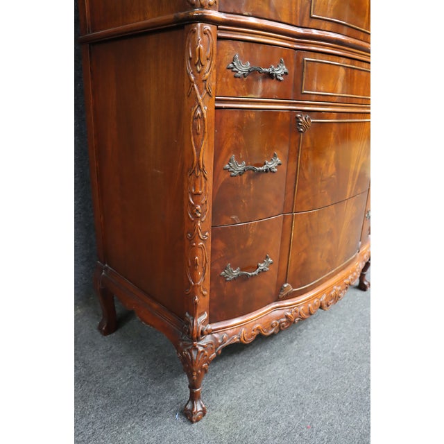 Mahogany Chippendale Style Claw and Ball Gentleman’s Chest For Sale In Philadelphia - Image 6 of 11
