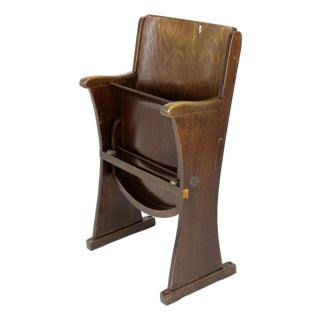 Vintage Cinema Chair, 1940s For Sale