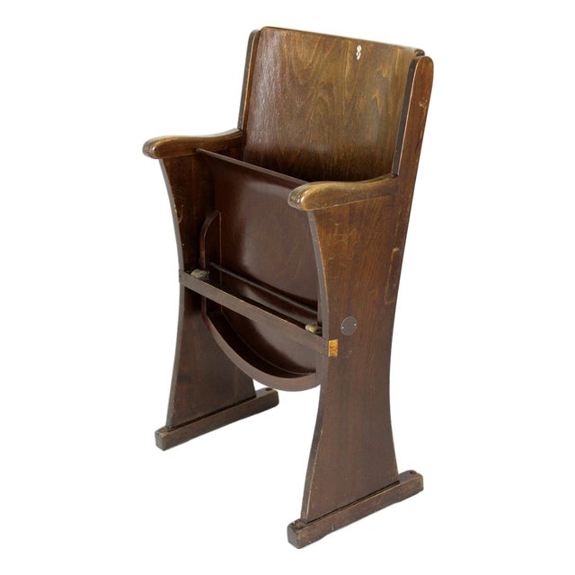 Vintage Cinema Chair, 1940s For Sale