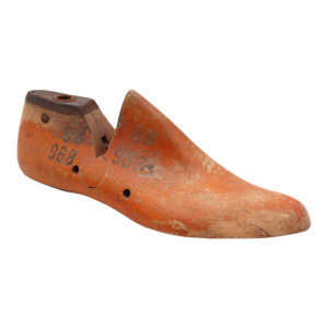 Antique United Last Co. 6b Wood Shoe Form Last