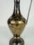 Black Vintage Black and Gold Etched Metal Pitcher For Sale - Image 8 of 10