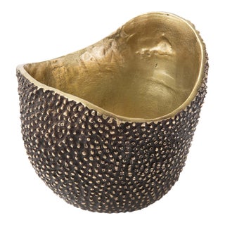 Regina Andrew Jack Bowl in Brass For Sale