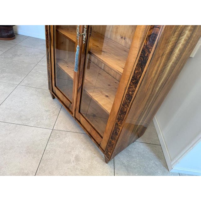 Antique Biedermeier Display Cabinet For Sale - Image 12 of 17