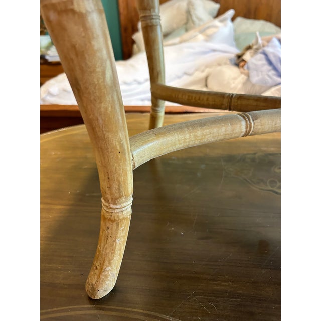 Champagne Late 20th Century Coastal Stool For Sale - Image 8 of 12