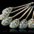 Antique Russian Silver Enamel Cloisonne Spoons by Dmitrii Nikolaevich Nikolaev, 1900s, Set of 6 For Sale - Image 6 of 18